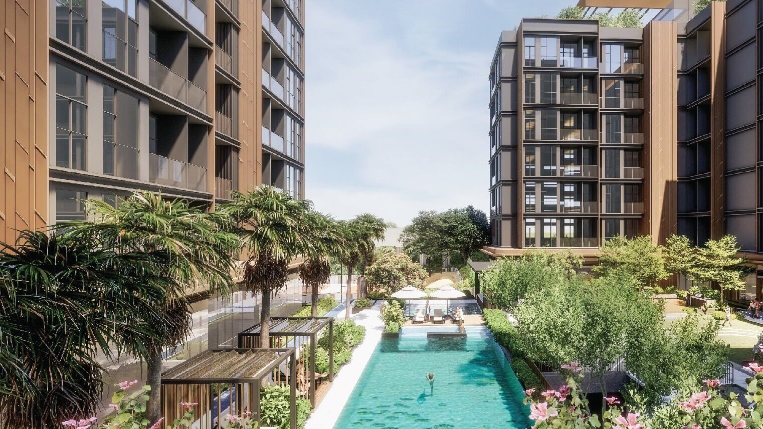 Bể bơi, khu dịch vụ cực kỳ đẳng cấp.