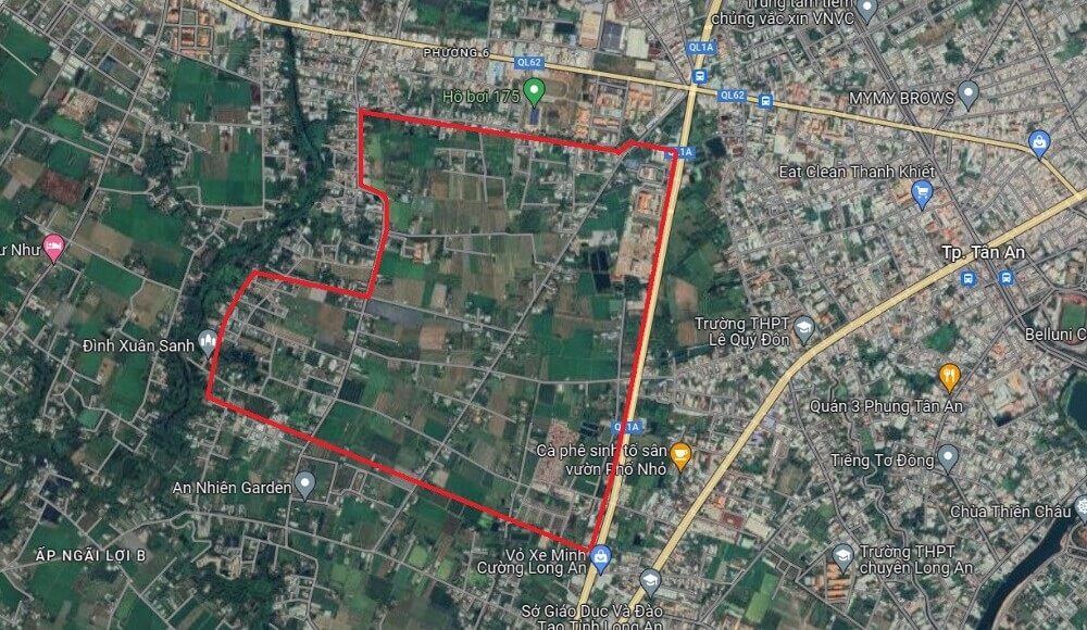 Vị trí Eurowindow Long An.