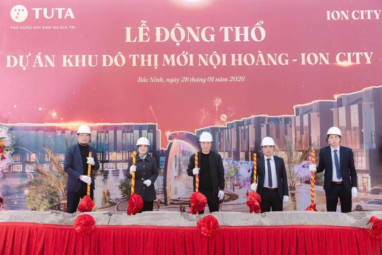 Lễ khởi công dự án Ion City Nội Hoàng.