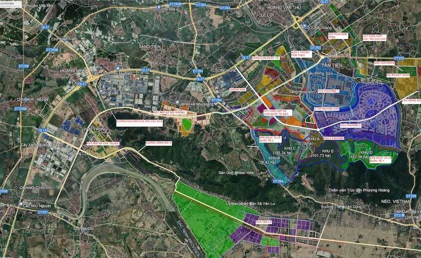 Vị trí vàng cực đẹp của Nội Hoàng Ion City.