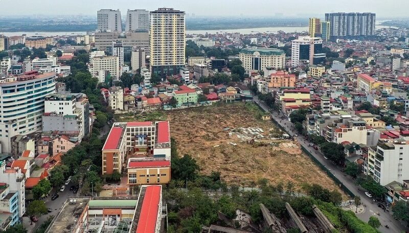 Khu đất triển khai dự án THM 94 Lò Đúc.