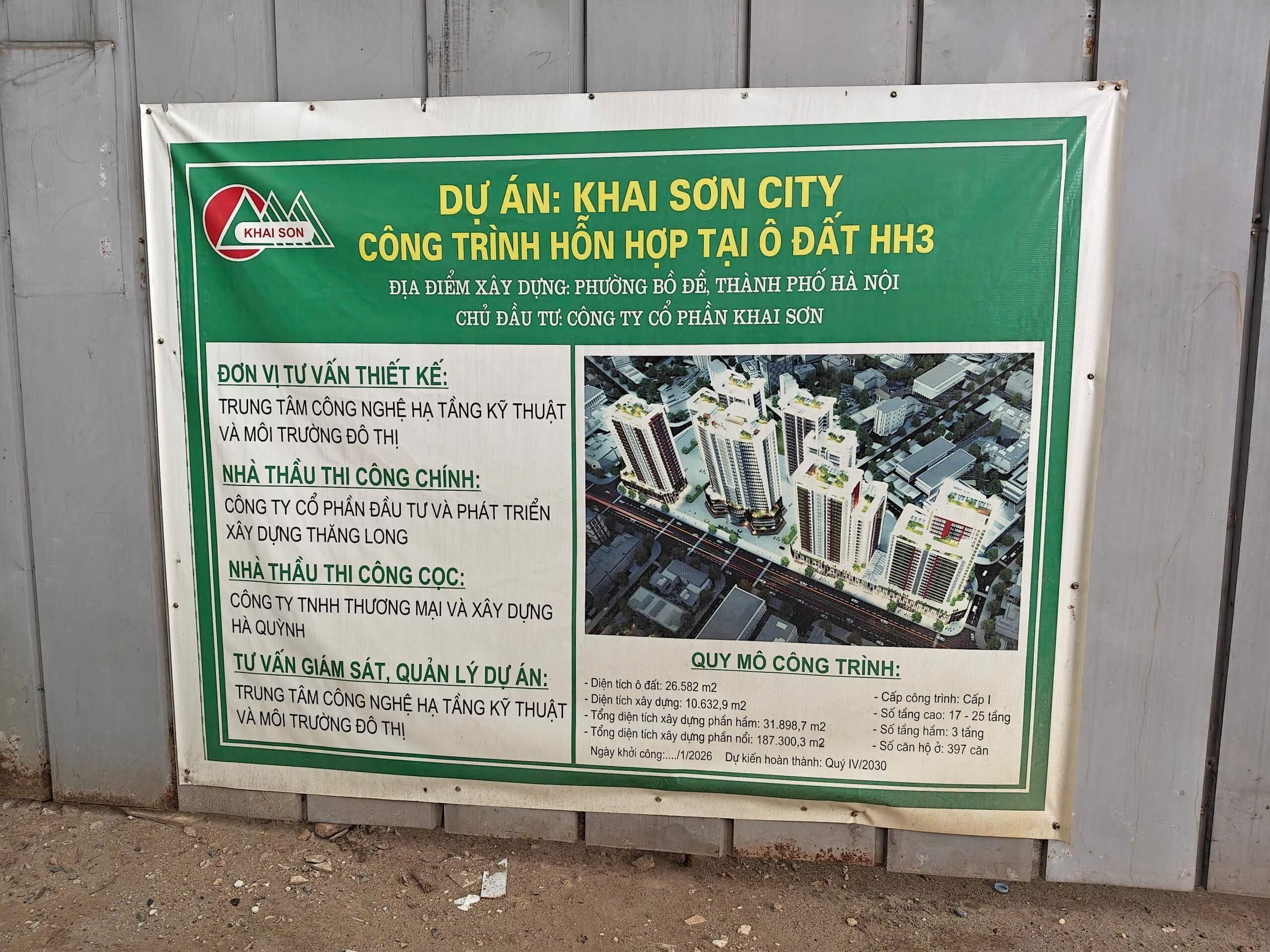 Thông tin dự án Khai Sơn Grand Signature.