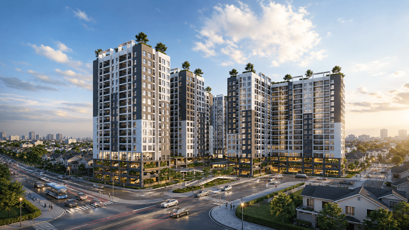 Chung cư Lumi River có vị trí đẹp.